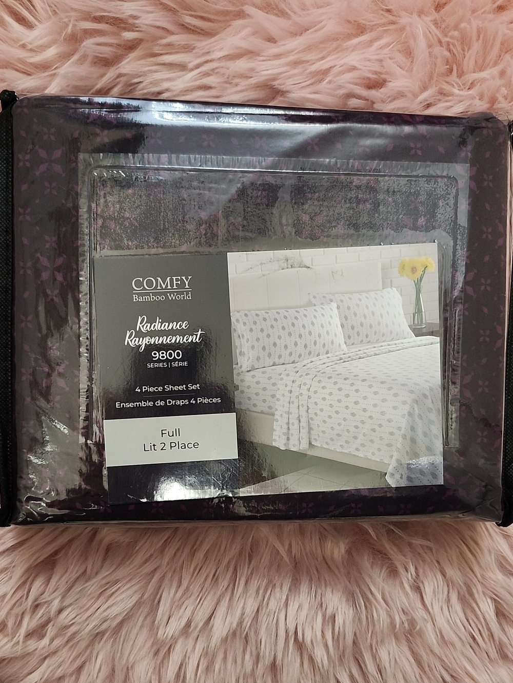 Brand New COMFY BAMBOO WORLD RADIANCE 4PC SHEET SET-FULL